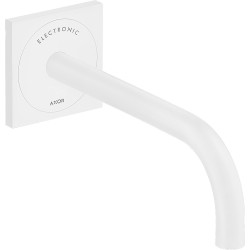 Axor Uno Elektroniczna bateria umywalkowa z wylewką 225 mm, ścienna, podtynkowa, Biały Matowy