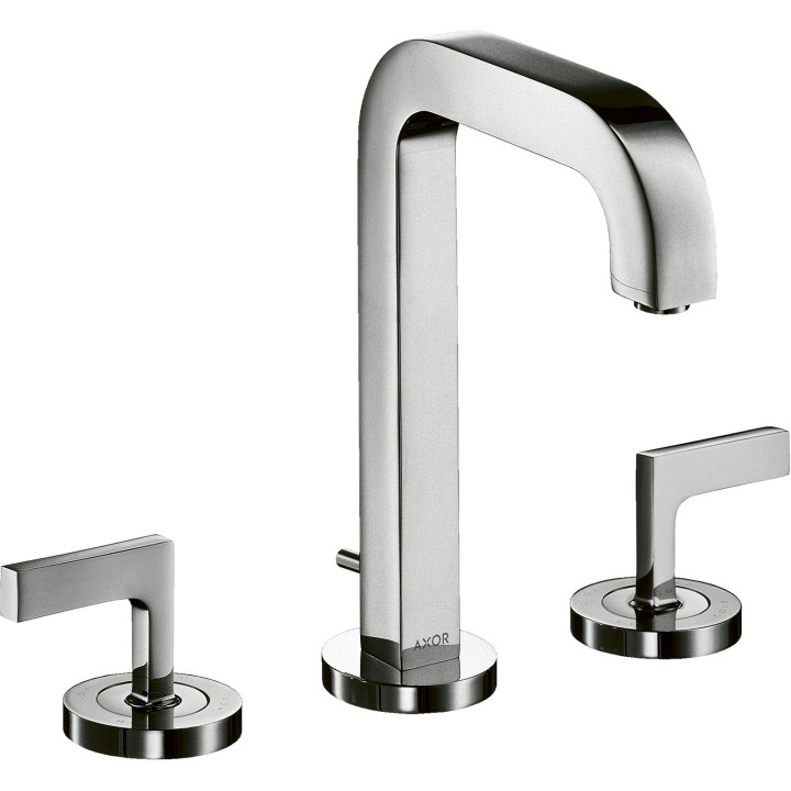 Axor Citterio 3-otworowa bateria umywalkowa 170 z uchwytami