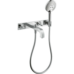 Axor Citterio 3-otworowa bateria wannowa z uchwytami