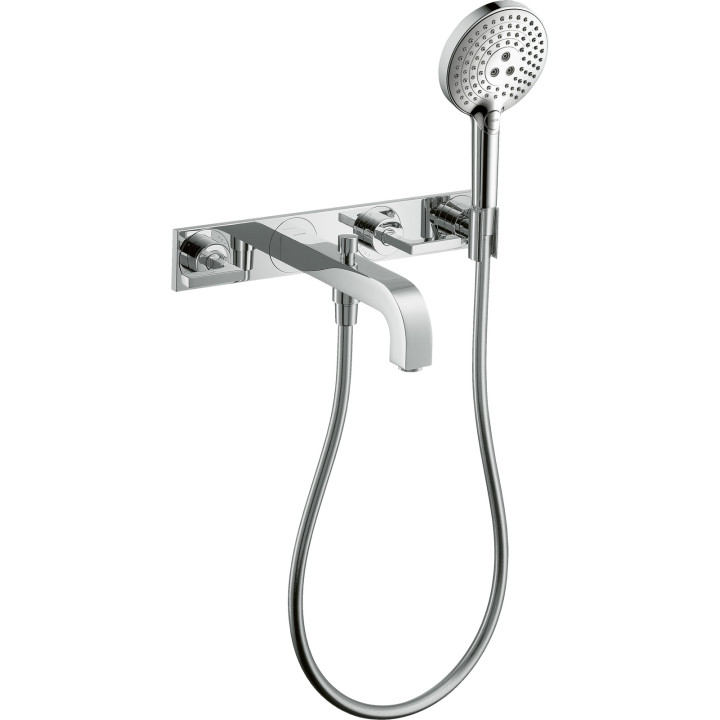 Axor Citterio 3-otworowa bateria wannowa z uchwytami