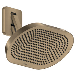 Axor ShowerSphere Głowica prysznicowa 370/220 2jet EcoSmart z regulowanym ramieniem prysznicowym, Brąz Szczotkowany