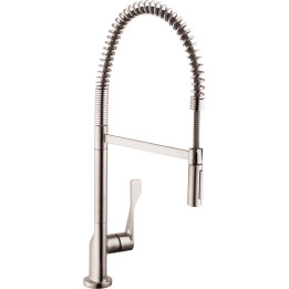 Axor Citterio Jednouchwytowa bateria kuchenna 230 Semi-Pro, Stal