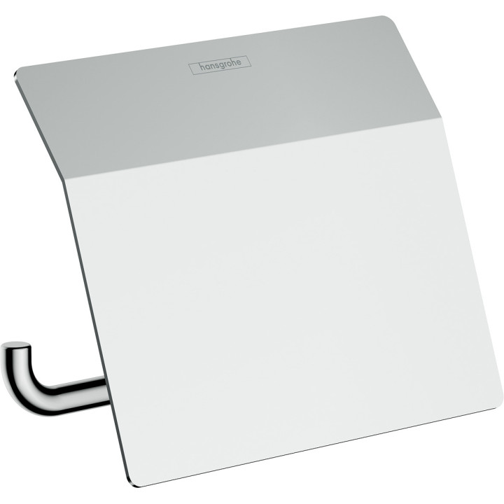 Hansgrohe AddStoris Q Uchwyt na papier toaletowy z osłoną, Chrom