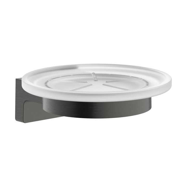 Hansgrohe AddStoris S Mydelniczka, Czarny Chrom Szczotkowany