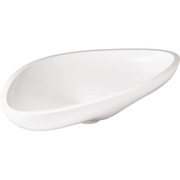 AX Massaud Umywalka nablatowa, 800/450, Biały