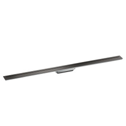 Axor Drain Element zewnętrzny odpływu liniowego 1200, montaż odsunięty od ściany, Czarny Chrom Szczotkowany