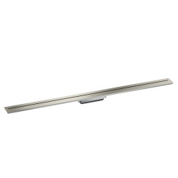 AX Drain Element zewnętrzny odpływu liniowego 1200, montaż przyścienny, Stal Szlachetna Szczotkowana