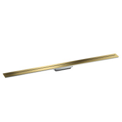 Axor Drain Element zewnętrzny odpływu liniowego 1200, montaż przyścienny, Złoty Optyczny Polerowany