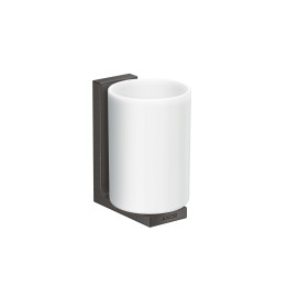 Axor Universal Rectangular Kubek na szczoteczki do zębów, Czarny
