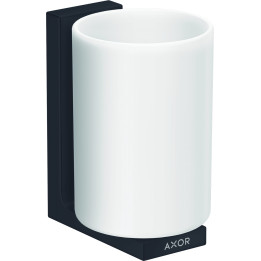 Axor Universal Rectangular Kubek na szczoteczki do zębów, Czarny