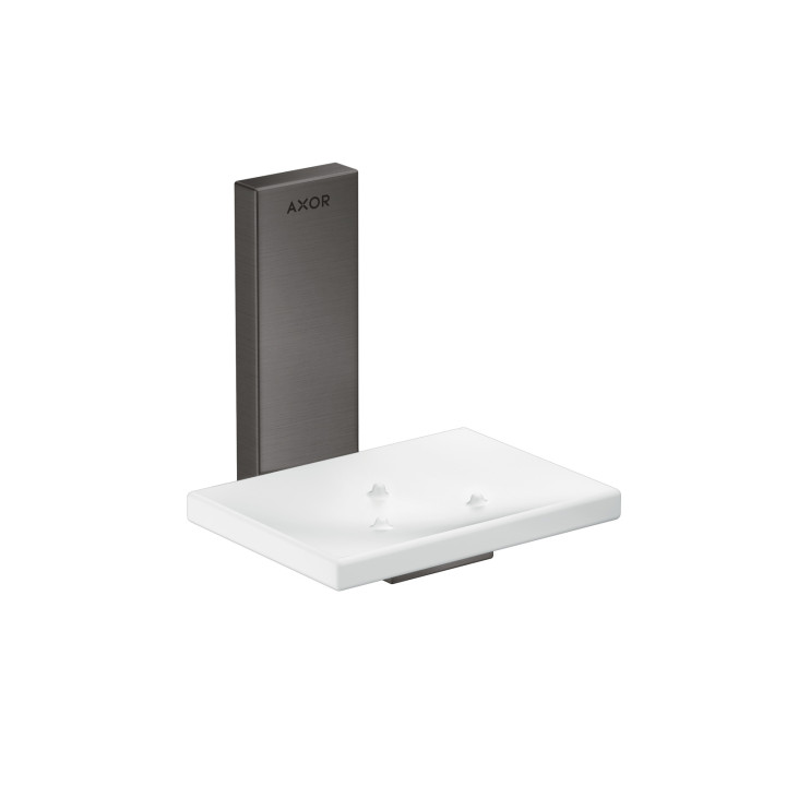 AX Universal Rectangular Mydelniczka, Czarny Chrom Szczotkowany