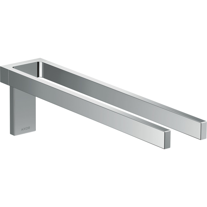 Axor Universal Rectangular Wieszak na ręczniki, 2-ramienny, Chrom