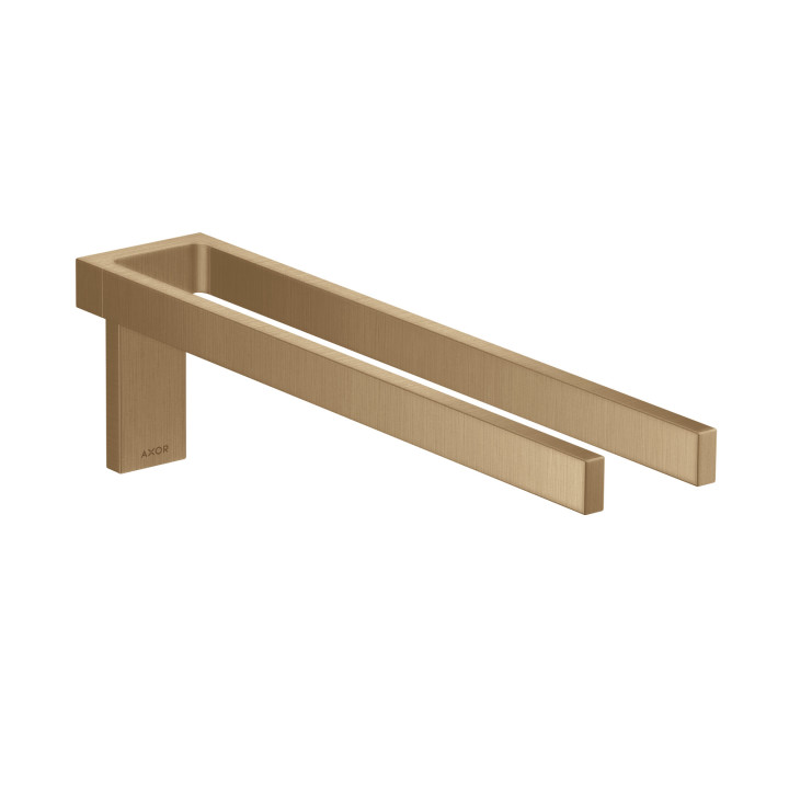 Axor Universal Rectangular Wieszak na ręczniki, 2-ramienny, Brąz
