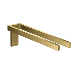 Axor Universal Rectangular Wieszak na ręczniki, 2-ramienny, Złoty