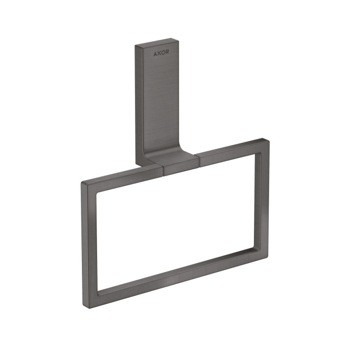 Axor Universal Rectangular Wieszak na ręcznik typu Ring, Czarny