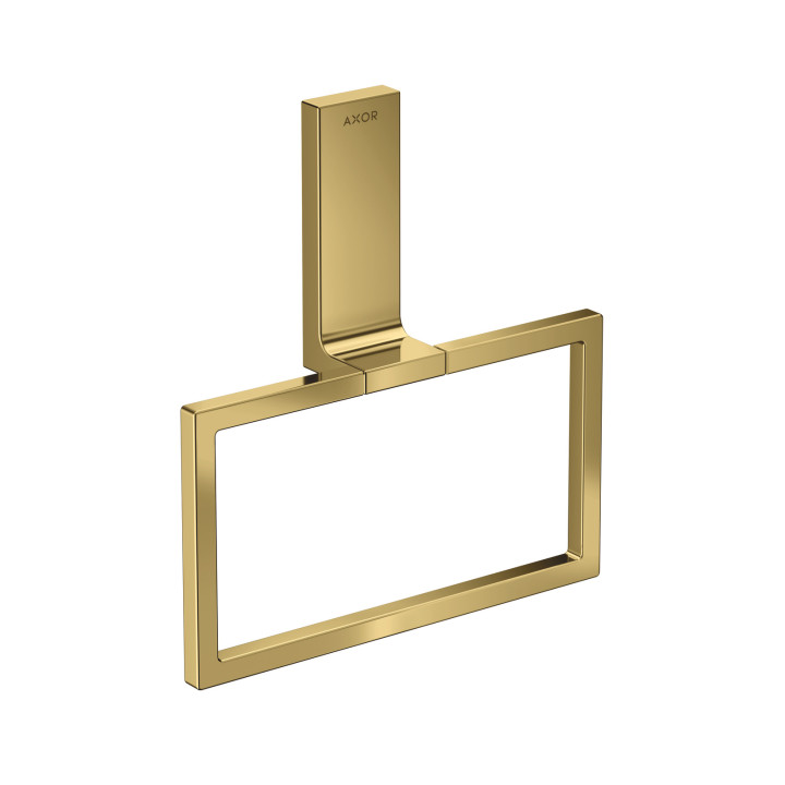 Axor Universal Rectangular Wieszak na ręcznik typu Ring, Złoty