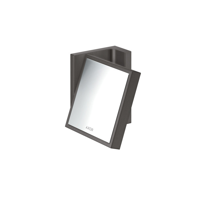 Axor Universal Rectangular Lusterko kosmetyczne, Czarny Chrom