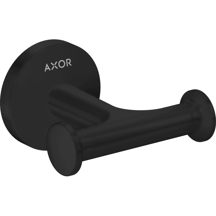 Axor Universal Circular Haczyk na ręcznik, podwójny, Czarny