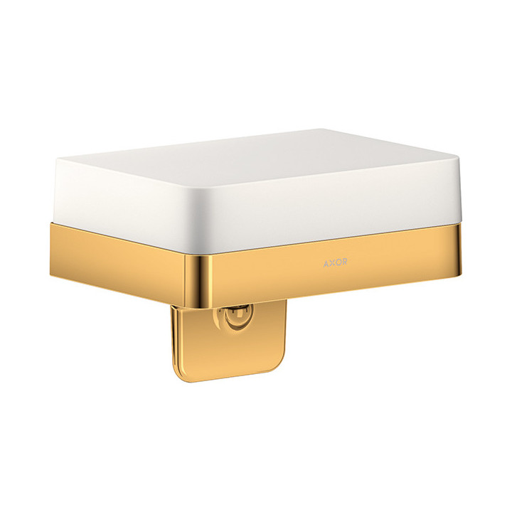 Axor Universal Softsquare Dozownik mydła w płynie z półką, Złoty