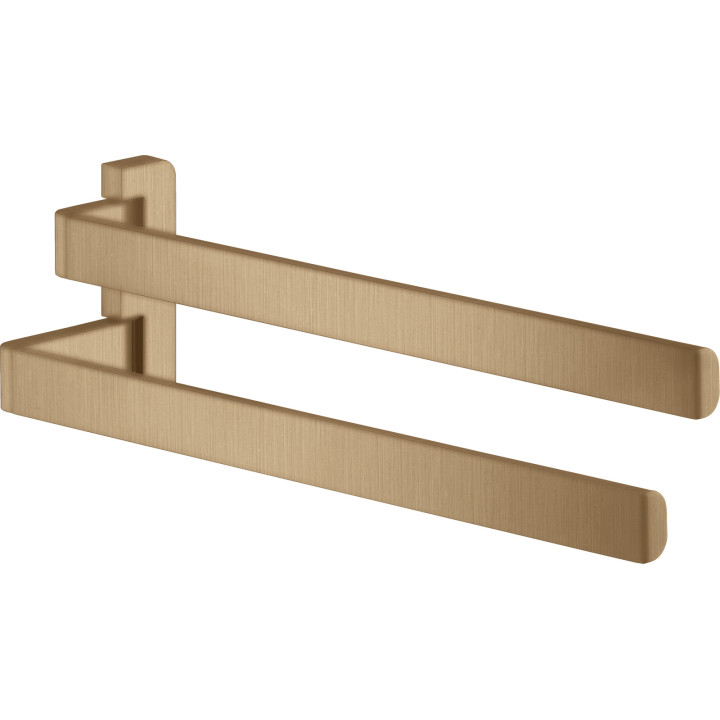 Axor Universal Softsquare Wieszak na ręczniki, 2-ramienny, Brąz