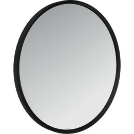 AX Universal Circular Lustro ścienne, Czarny Matowy