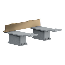 Axor Universal Softsquare Zestaw adapterów, Brąz Szczotkowany