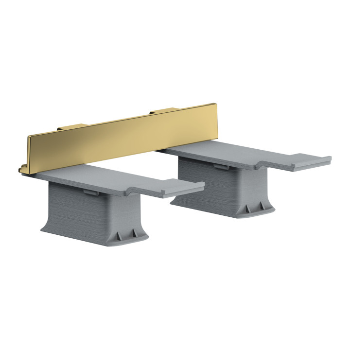 Axor Universal Softsquare Zestaw adapterów, Złoty Optyczny