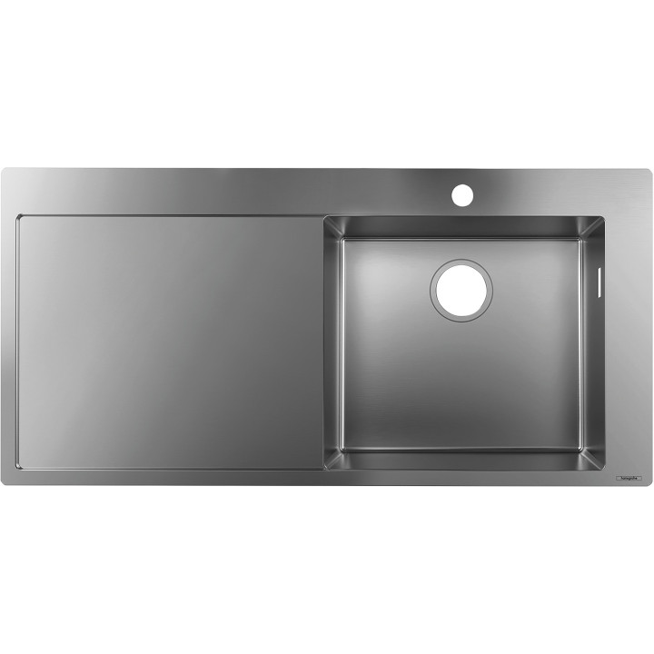 Hansgrohe S71 S715-F450 Zlewozmywak nablatowy 450 z ociekaczem po