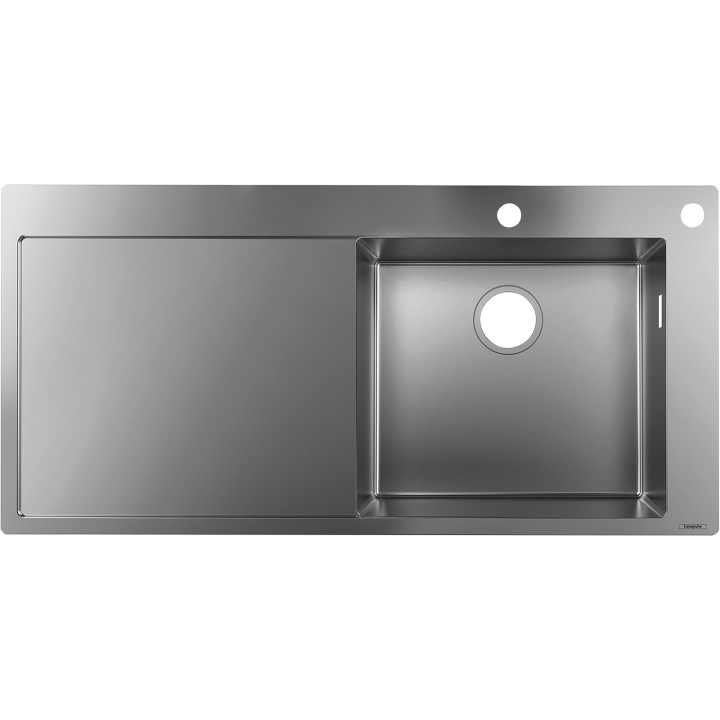 Hansgrohe S71 S717-F450 Zlewozmywak nablatowy 450 z ociekaczem po