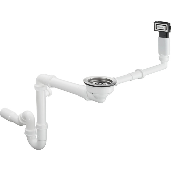 Hansgrohe D16-10 Manualny komplet odpływowy z przelewem do