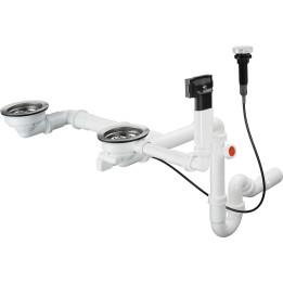 Hansgrohe D17-11 Automatyczny komplet odpływowy z przelewem do