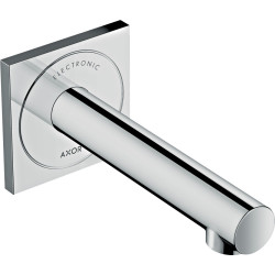 Axor Uno Elektroniczna bateria umywalkowa z wylewką 161 mm, ścienna, podtynkowa, Chrom