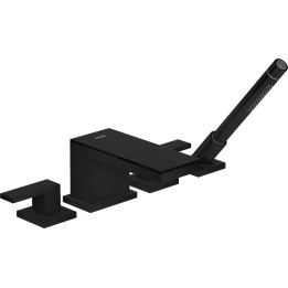 Axor MyEdition 4-otworowa bateria na brzeg wanny, Czarny