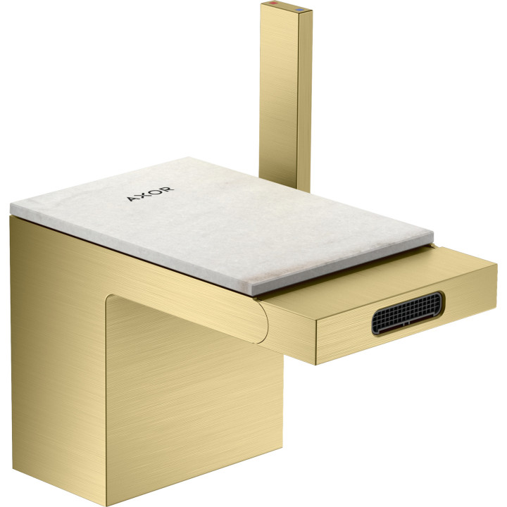 Axor MyEdition Płytka 117 biały marmur Lasa Covelano Vena Oro