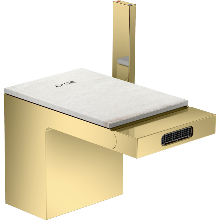Axor MyEdition Płytka 117 biały marmur Lasa Covelano Vena Oro