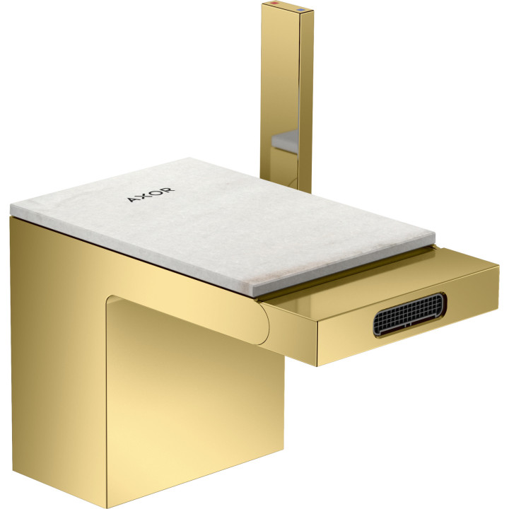 Axor MyEdition Płytka 117 biały marmur Lasa Covelano Vena Oro