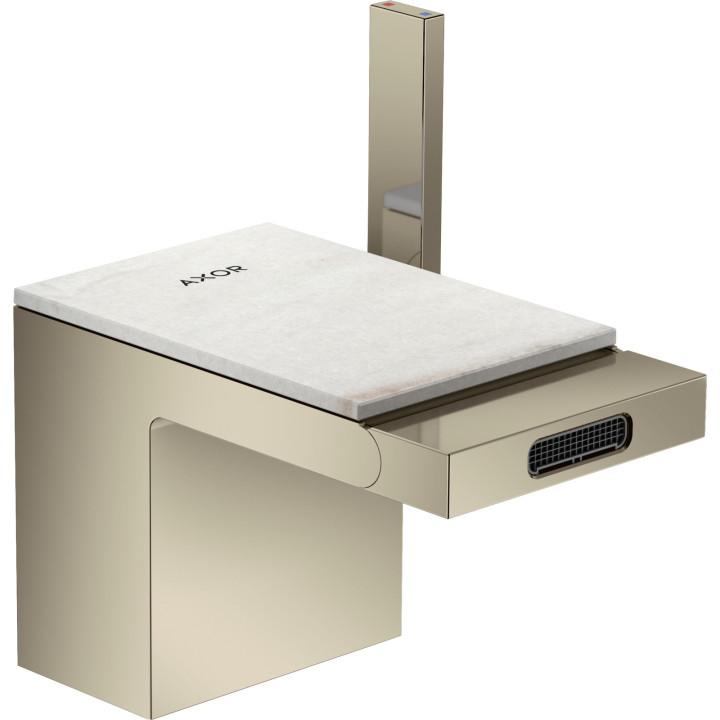 Axor MyEdition Płytka 117 biały marmur Lasa Covelano Vena Oro