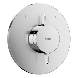 Axor One Bateria z mieszaczem do 2 odbiorników, podtynkowa, Chrom