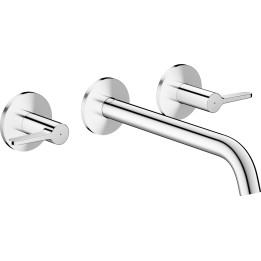 Axor One 3-otworowa bateria wannowa z uchwytami jednoramiennymi
