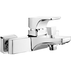 Bateria wannowa ścienna stała chrom hiacynt BQH 010M