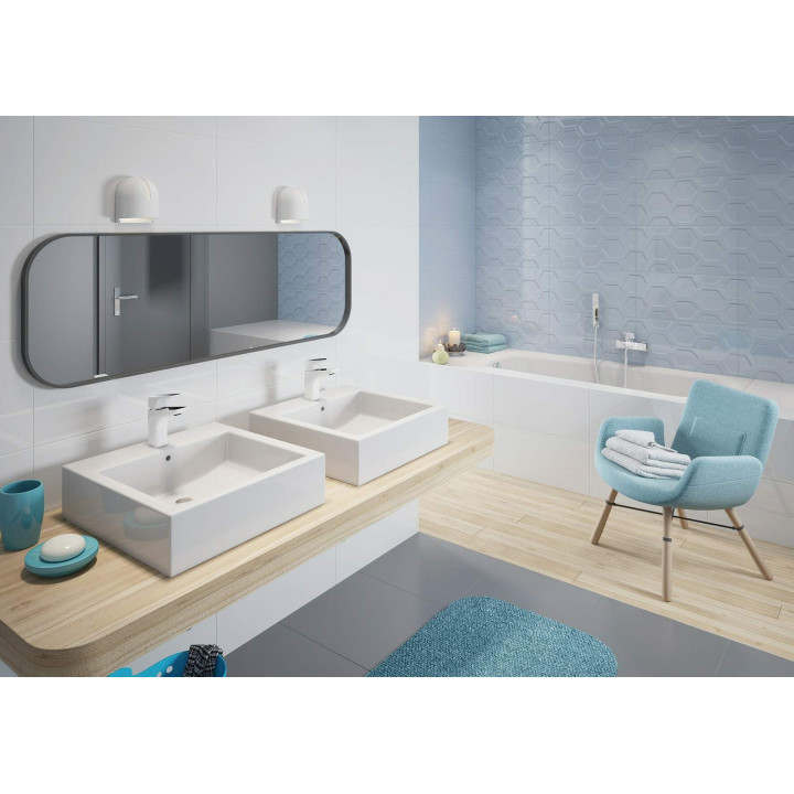 BATERIA WANNOWA ŚCIENNA STAŁA CHROM HIACYNT BQH 010M