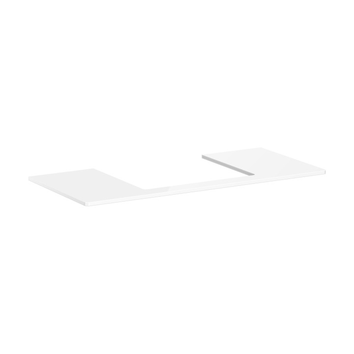 Hansgrohe Xelu Q Blat 1180/550 z wycięciem na środku pod umywalkę