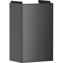 HG Xevolos E Szafka pod małą umywalkę wiszącą z drzwiami lewymi 340/245, Szary Łupek Matowy, Kolor frontu: Szary Łupek Metaliczn