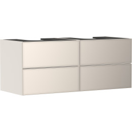 Hansgrohe Xevolos E Szafka pod 2 szlifowane umywalki wpuszczane w