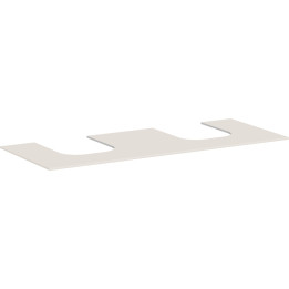 Hansgrohe Xevolos E Blat 1370/550 z wycięciami pod 2 umywalki