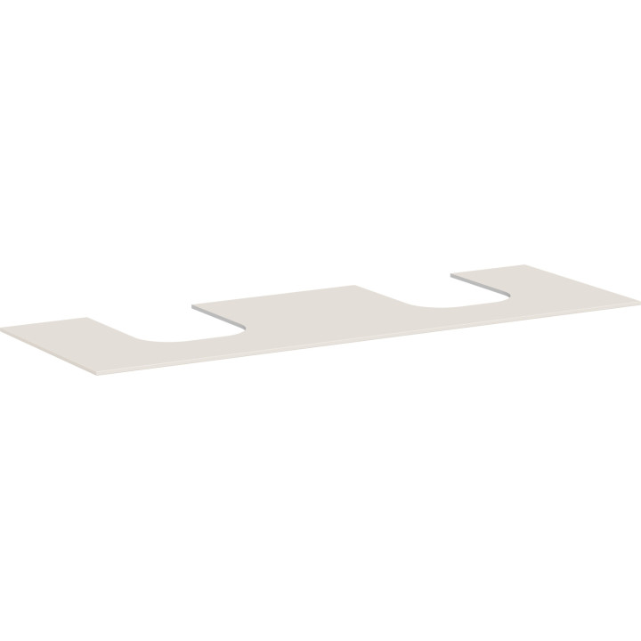 Hansgrohe Xevolos E Blat 1570/550 z wycięciami pod 2 umywalki