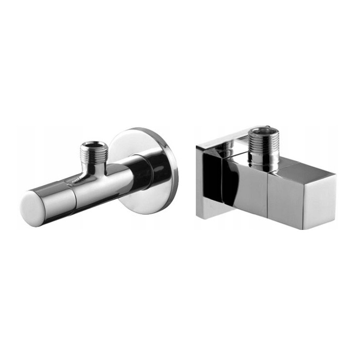 Zawór kątowy z głowicą ceramiczną 1/2" - 1/2" chrom VFA B63R