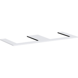 Hansgrohe Xilesa E Blat 1375/550 z wycięciami pod 2 umywalki
