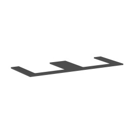 Hansgrohe Xilesa E Blat 1375/550 z wycięciami pod 2 umywalki