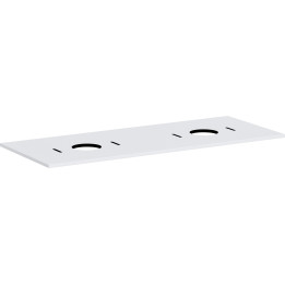 Hansgrohe Xilesa E Blat 1375/550 z wycięciami pod 2 umywalki